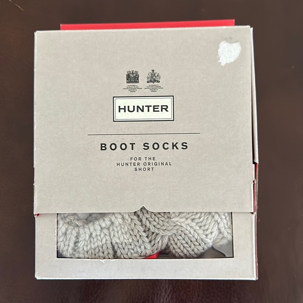 Hunter Boot Socks Greige - NWT